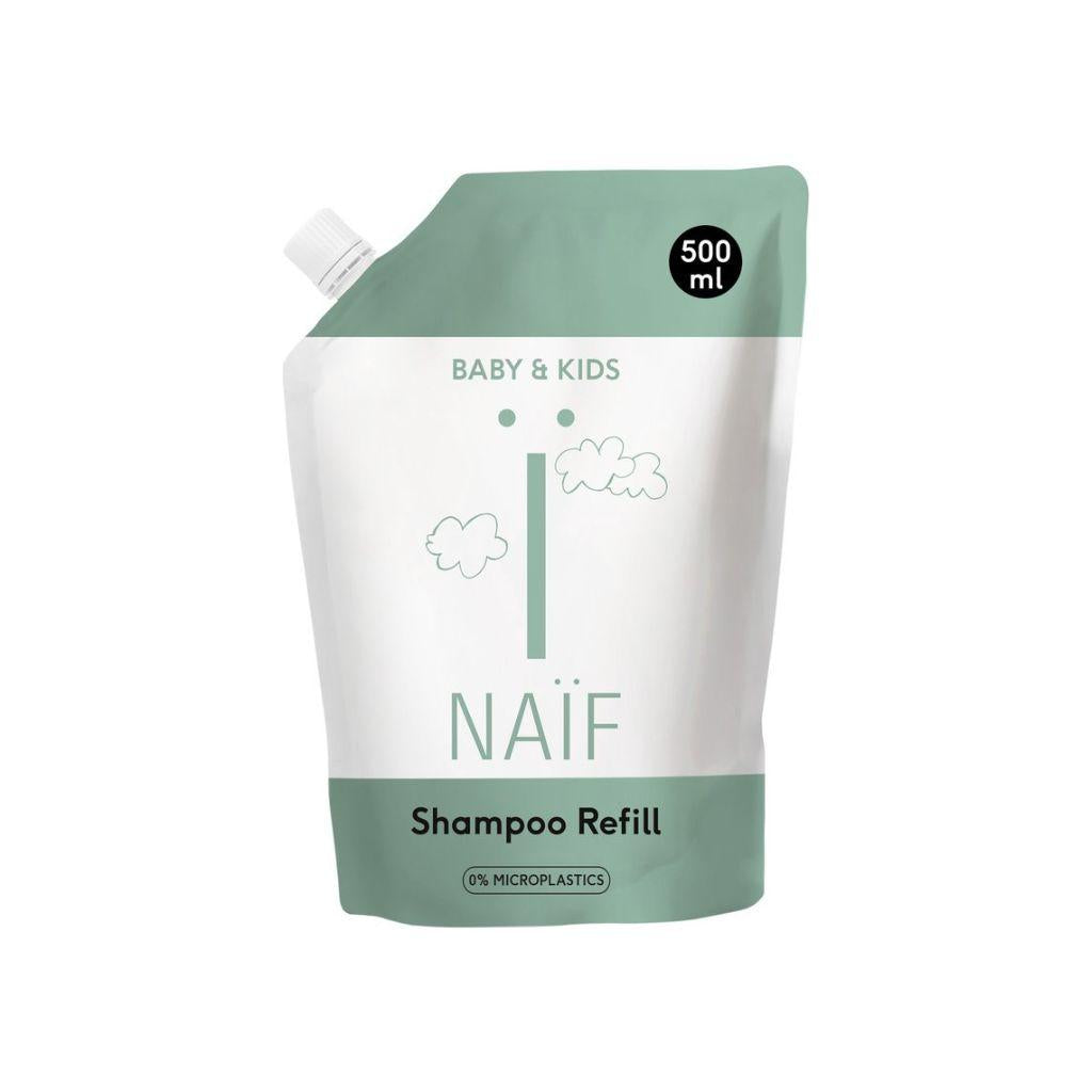 Naïf Shampoo nourrishing navulling voor Baby & Kids 500 ml