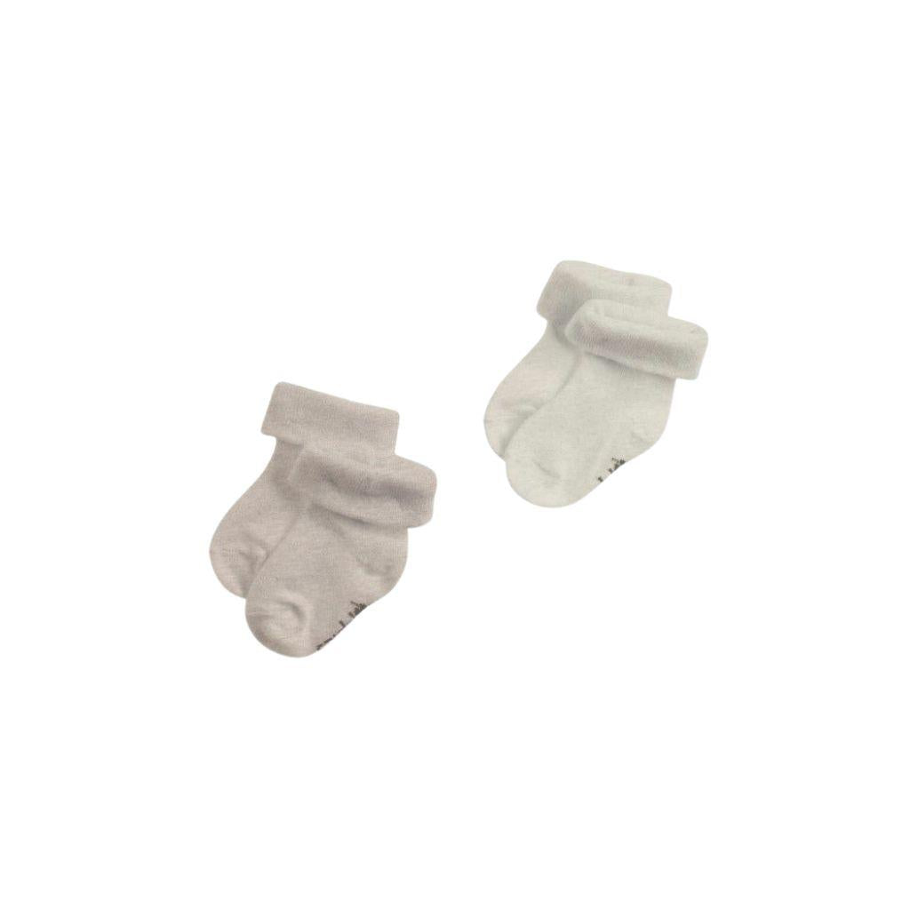 Noppies Sokken taupe - 2 stuks