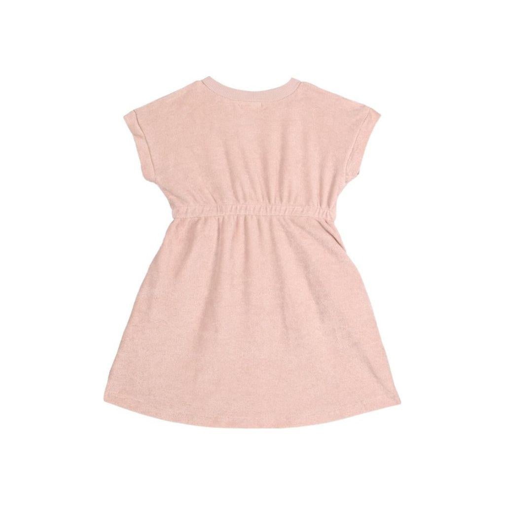 Lassig jurk terry Powder Pink,organic cotton,GOTS,m62/68