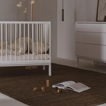 Quax 2-delige babykamer (bed L 120 x B 60 cm + commode met verlengstuk) Ashi Cream