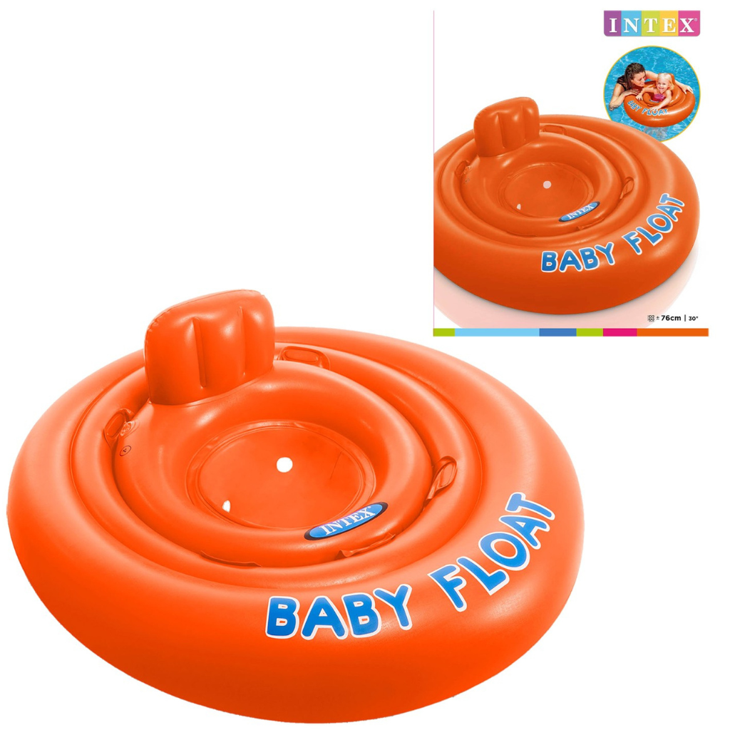 Intex Bouée Baby Float 76 cm jaune / vert