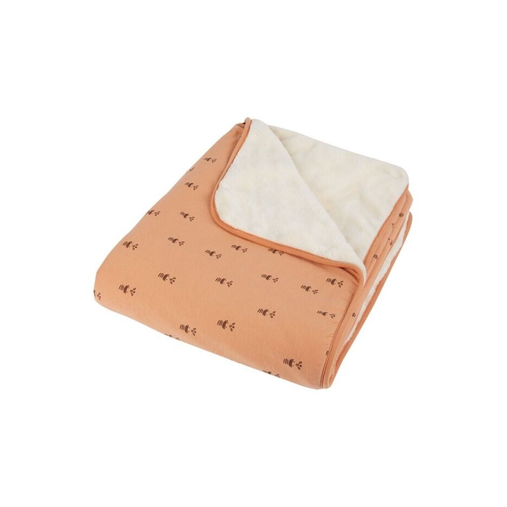 Dreambee Deken voor bed Flo terracotta