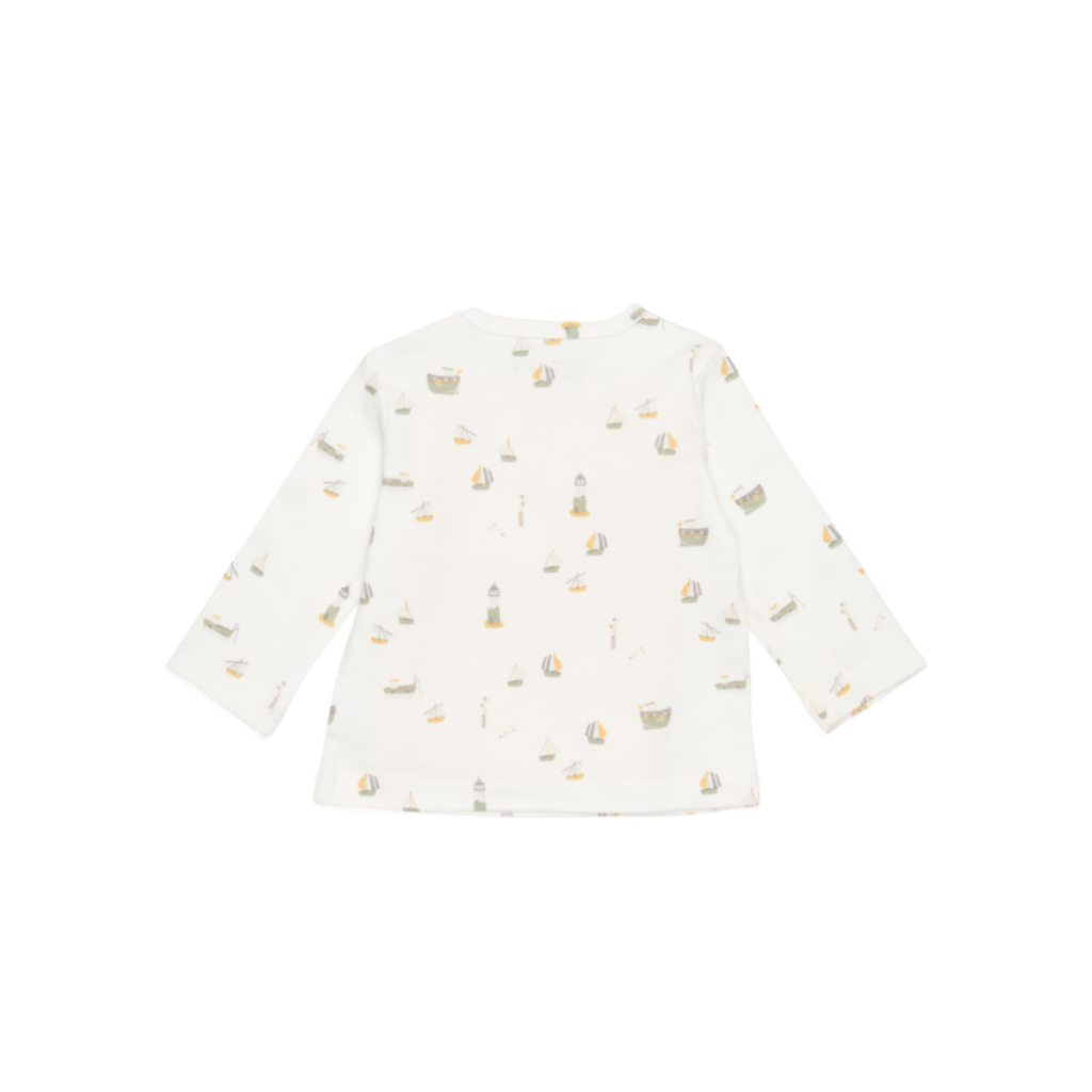 Little Dutch T-shirt met lange mouwen Sailors Bay Wit