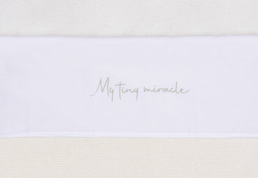 Jollein Drap pour berceau ou parc My Tiny Miracle Olive Green