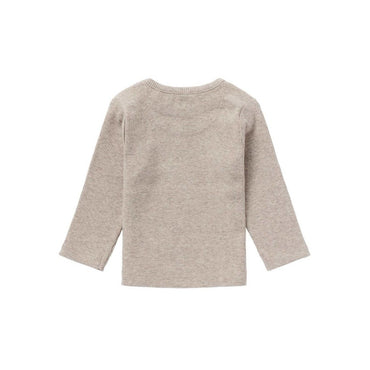 Noppies T-shirt à longues manches Rib Natal Taupe Grey