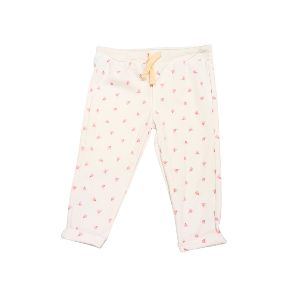 Dreambee Essentials Broekje Flowers Wit – Maat 62/68