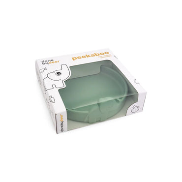 Done by Deer Assiette creuse Peekaboo Elphee Green