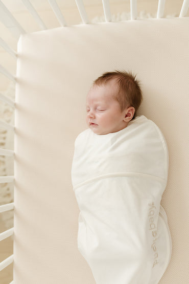 Puckababy Inbakerzak / Zomerslaapzak Piep Cotton Pure TOG 0,5 Beige 62 cm