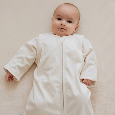 Puckababy Zomerslaapzak The Bag Newborn Cotton Pure TOG 0,5 Off White 70 cm