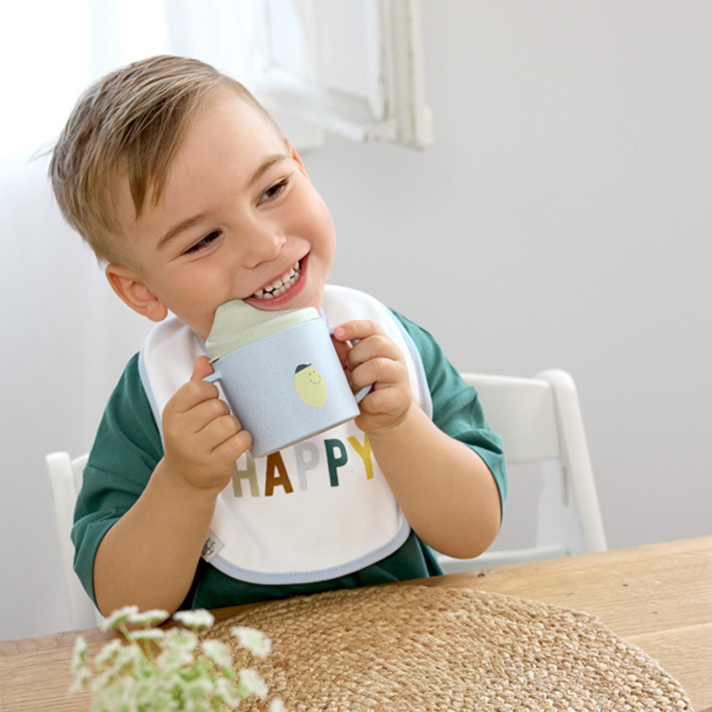 Lässig Oefenbeker met handvaten Happy Fruits Lemon Multi