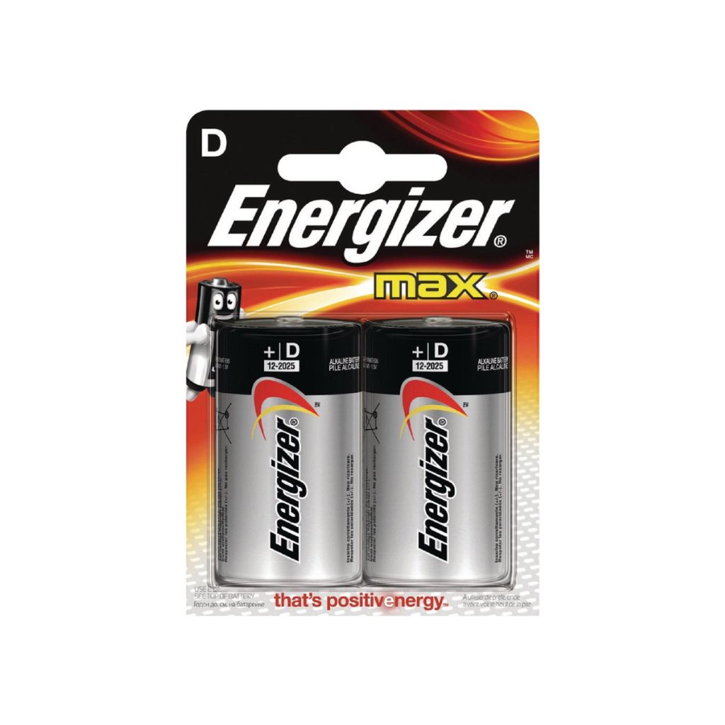 Energizer Piles Max 2x D LR20 - 2 pièces