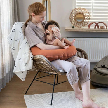 doomoo Housse pour coussin d'allaitement Softy terracotta