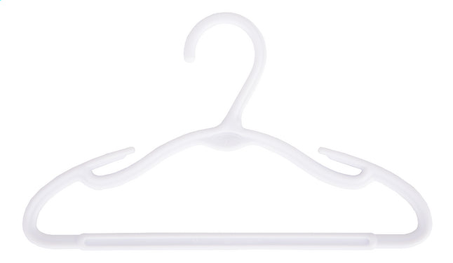 Playgro Kleerhanger kunststof wit - 10 stuks ONESIZE