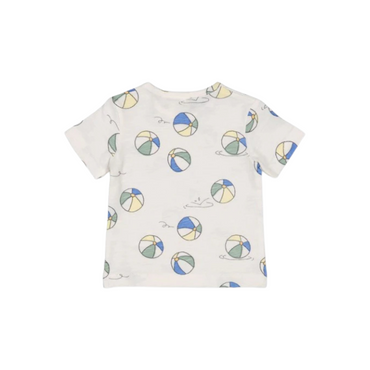 Feetje T-shirt AOP Pool Time m 80 Offwhite Jongens