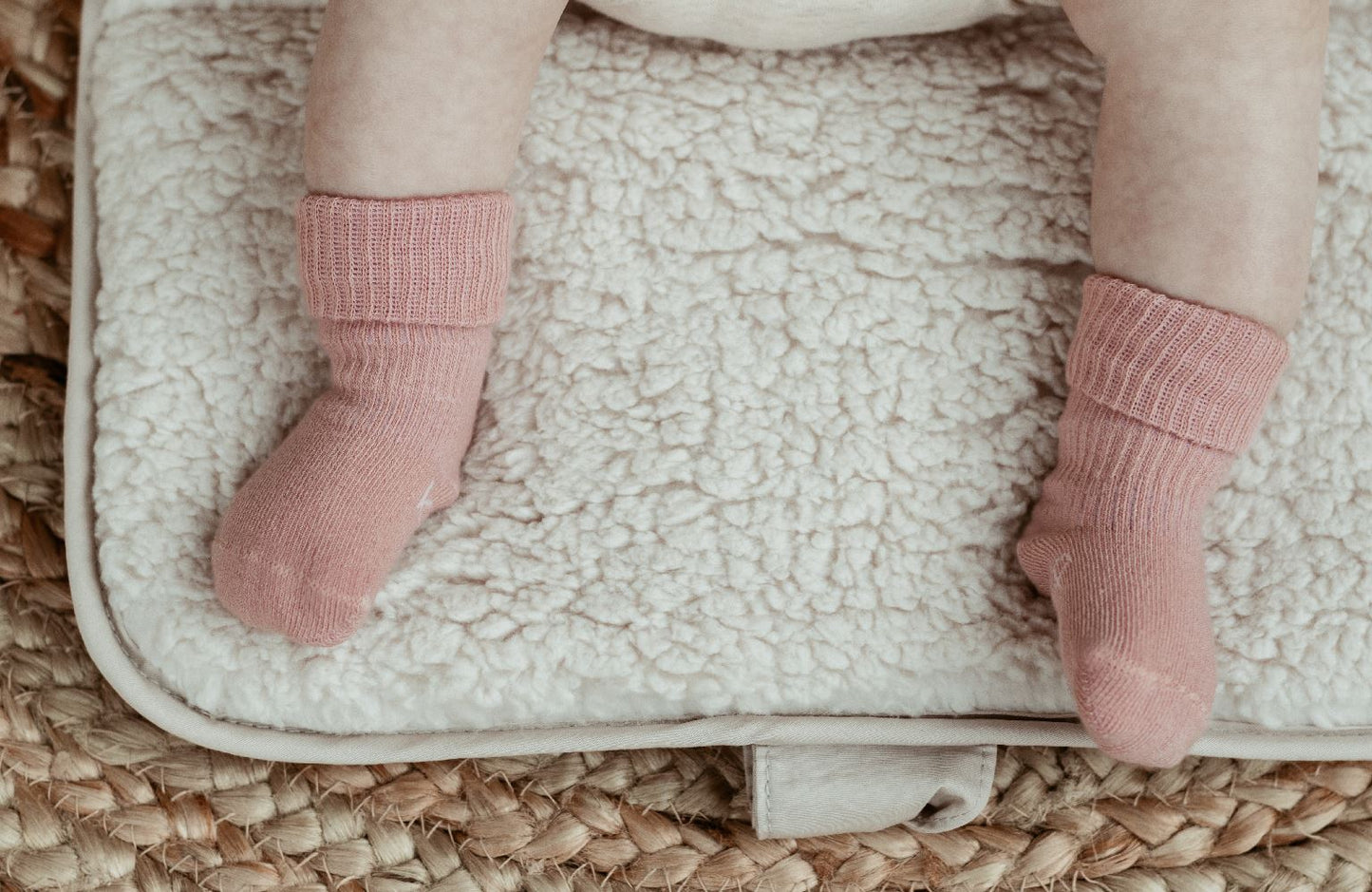KipKep Paire de chaussettes Newborn rose 0-3 mois