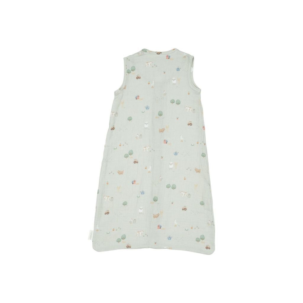 Little Dutch Sac de couchage d'été Little Farm TOG 0,5 Olive Green 70 cm