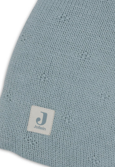 Jollein Tapis pour parc Cosy Knit Sea Green Lg 75 x L 95 cm