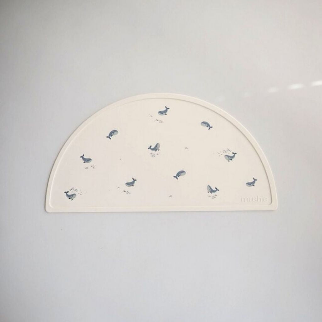 Mushie Placemat Whales