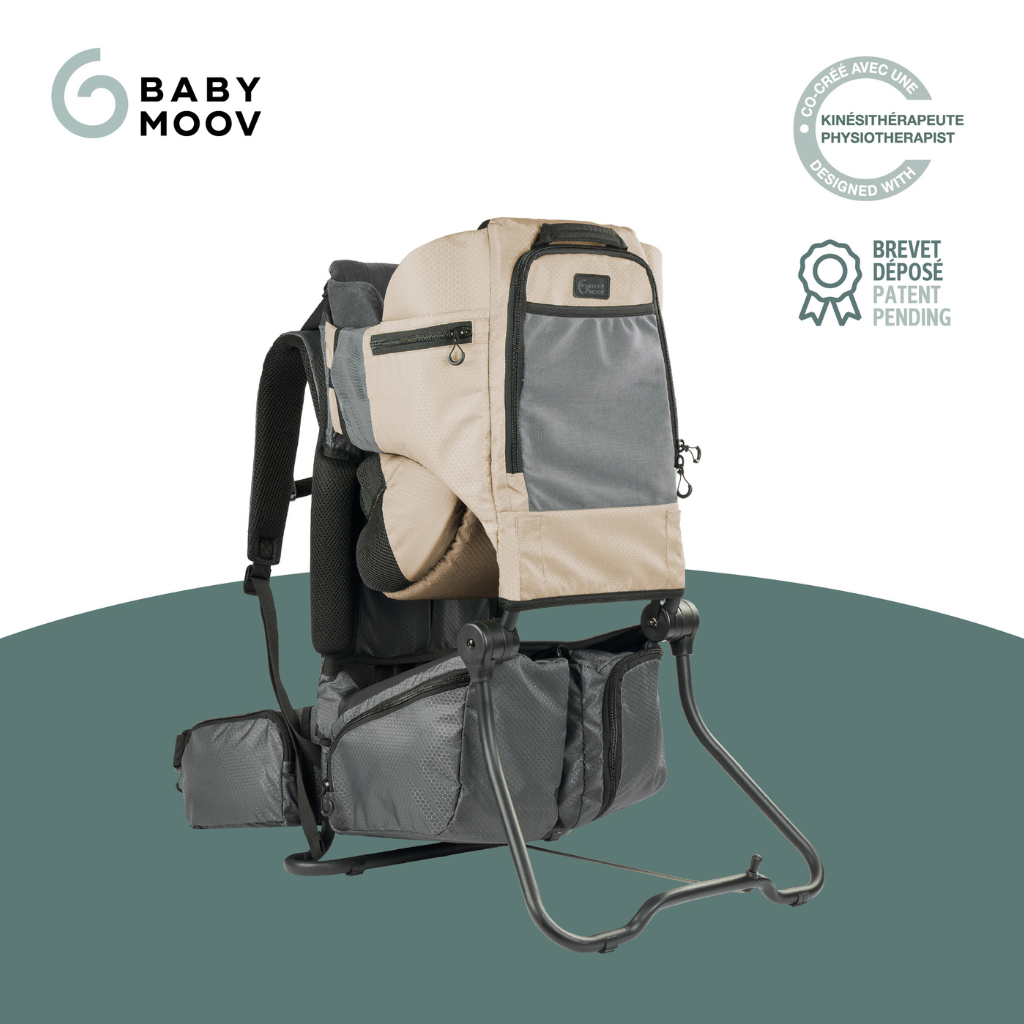 Babymoov Rugdrager Moov & Hike Dune + regenhoes