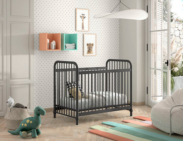 Jaxx Babybed L 120 x B 60 cm Bronxx Black