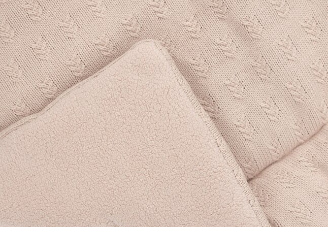 Jollein Parklegger/Speeldeken Grain Knit Wildrose