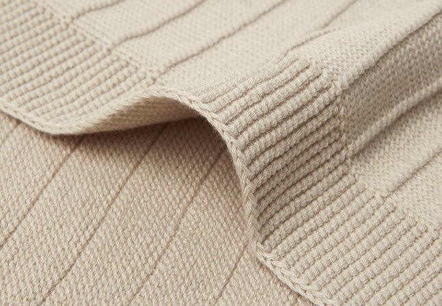 Jollein Couverture pour lit Pure Knit Nougat