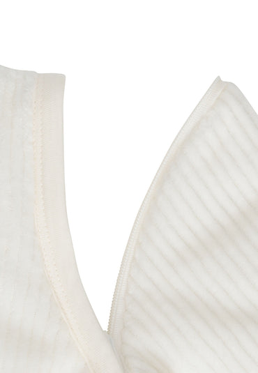 Jollein Sac de couchage d'hiver Rib TOG 2,5-3,5 Ivory 60 cm