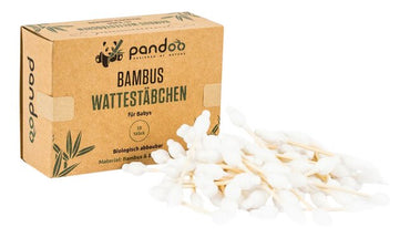 Pandoo Wattenstaafjes met veiligheidskop bamboe
