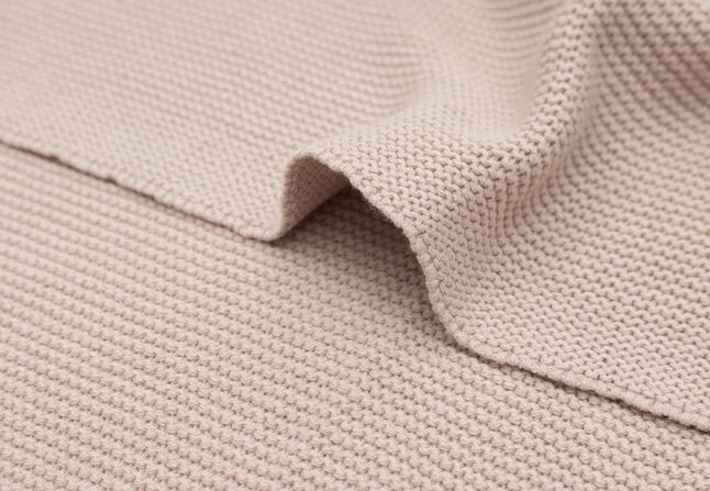 Jollein Couverture pour berceau ou parc Basic Knit Wildrose