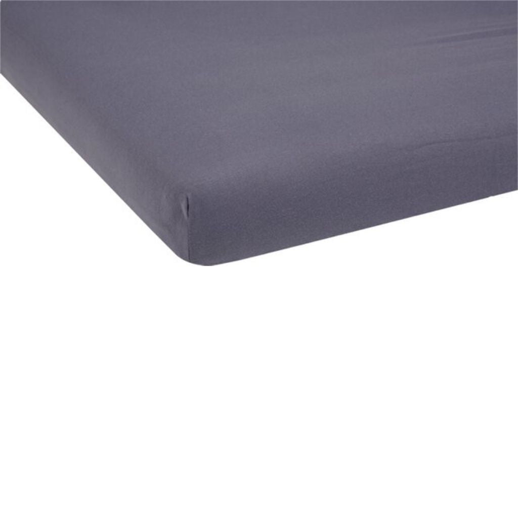 Dreambee Drap-housse pour parc Essentials bleu gris clair Lg 75 x L 95 cm