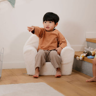 Dreambee Fauteuil pour enfant Teddy beige