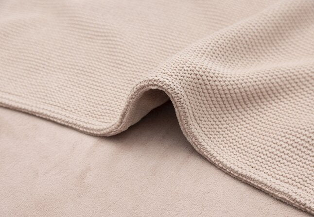 Jollein Deken voor wieg of park Basic Knit fleece Wildrose