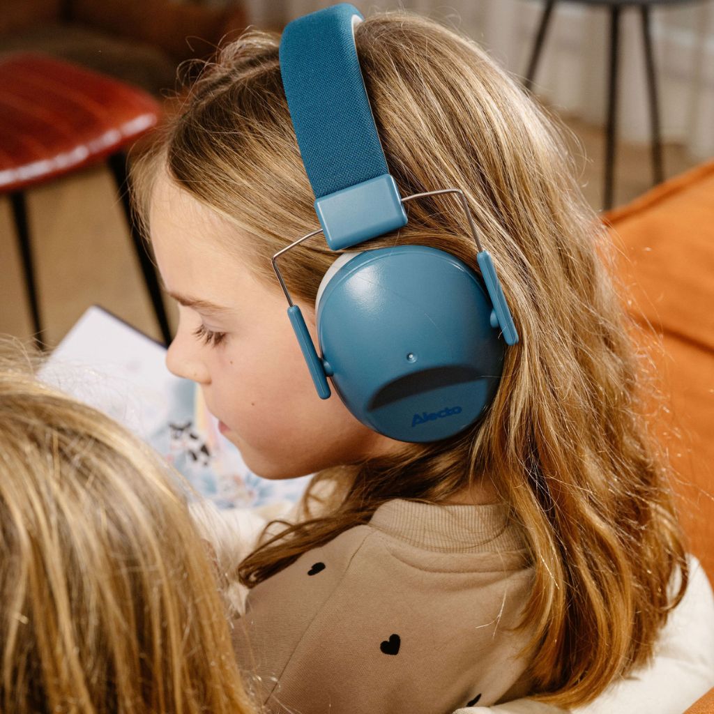 Alecto Protection auditive pour enfants Bleu