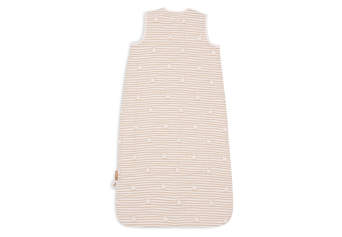 Jollein Sac de couchage d'été Miffy Stripes TOG 0,5 Biscuit 110 cm