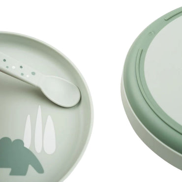 Done by Deer Assiette Croco Green