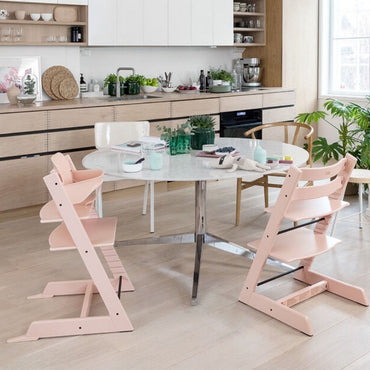 Stokke® Chaise haute Tripp Trapp® + Baby Set² Serene Pink
