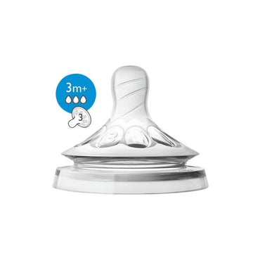 Philips AVENT Speen Natural 2.0 normale melktoevoer - 2 stuks