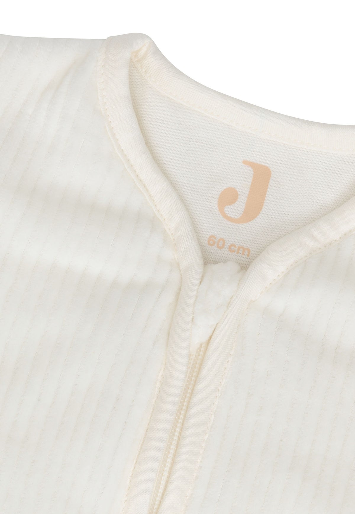 Jollein Winterslaapzak Rib TOG 2,5-3,5 Ivory 60 cm