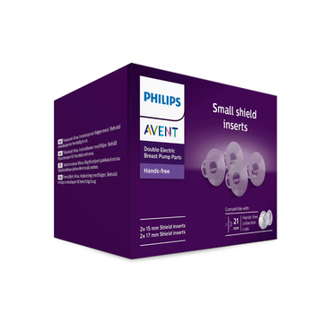 AVENT Hands-free siliconen kleine bescherminzetstukken 15 & 17 mm