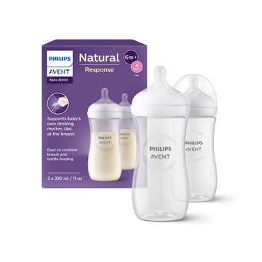 Philips AVENT Biberon Natural Response transparent 330 ml - 2 pièces