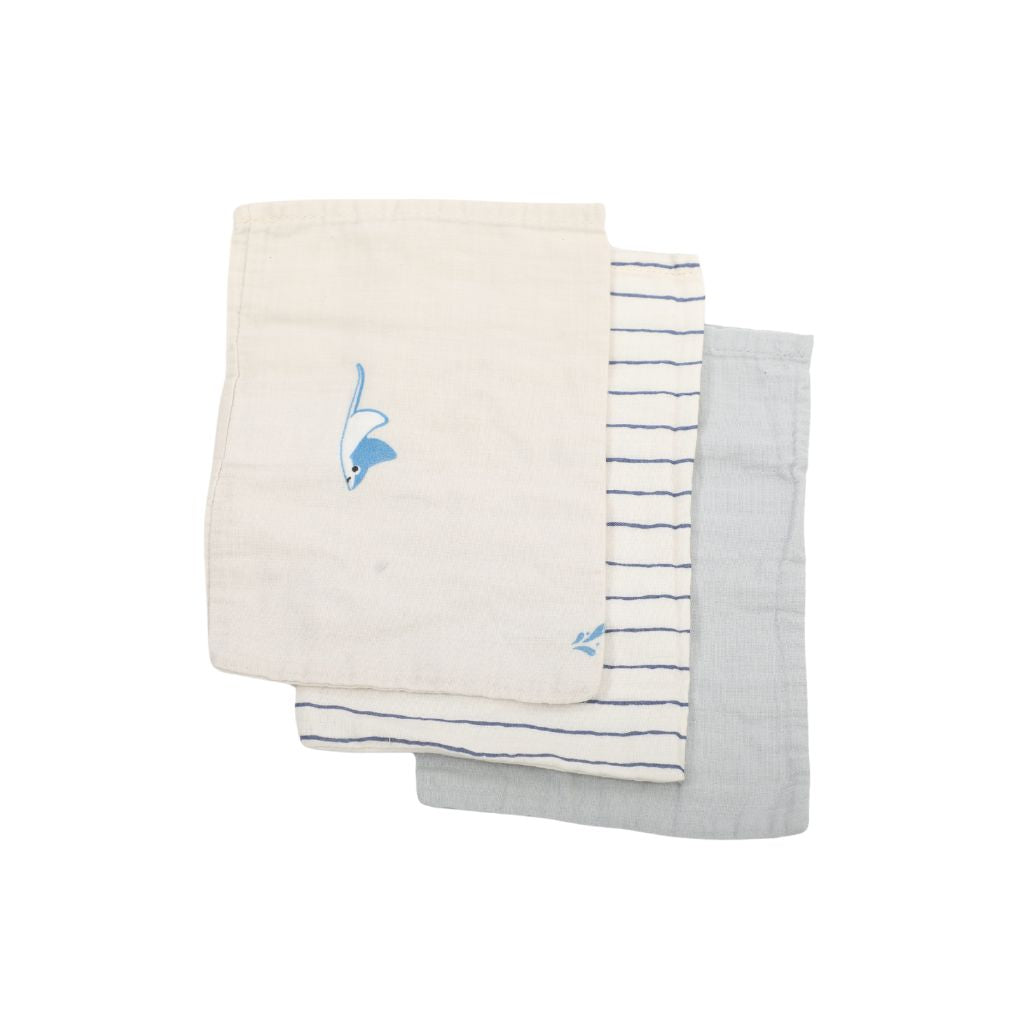 Dreambee Billie Tetrawashandjes grijs - 3 stuks