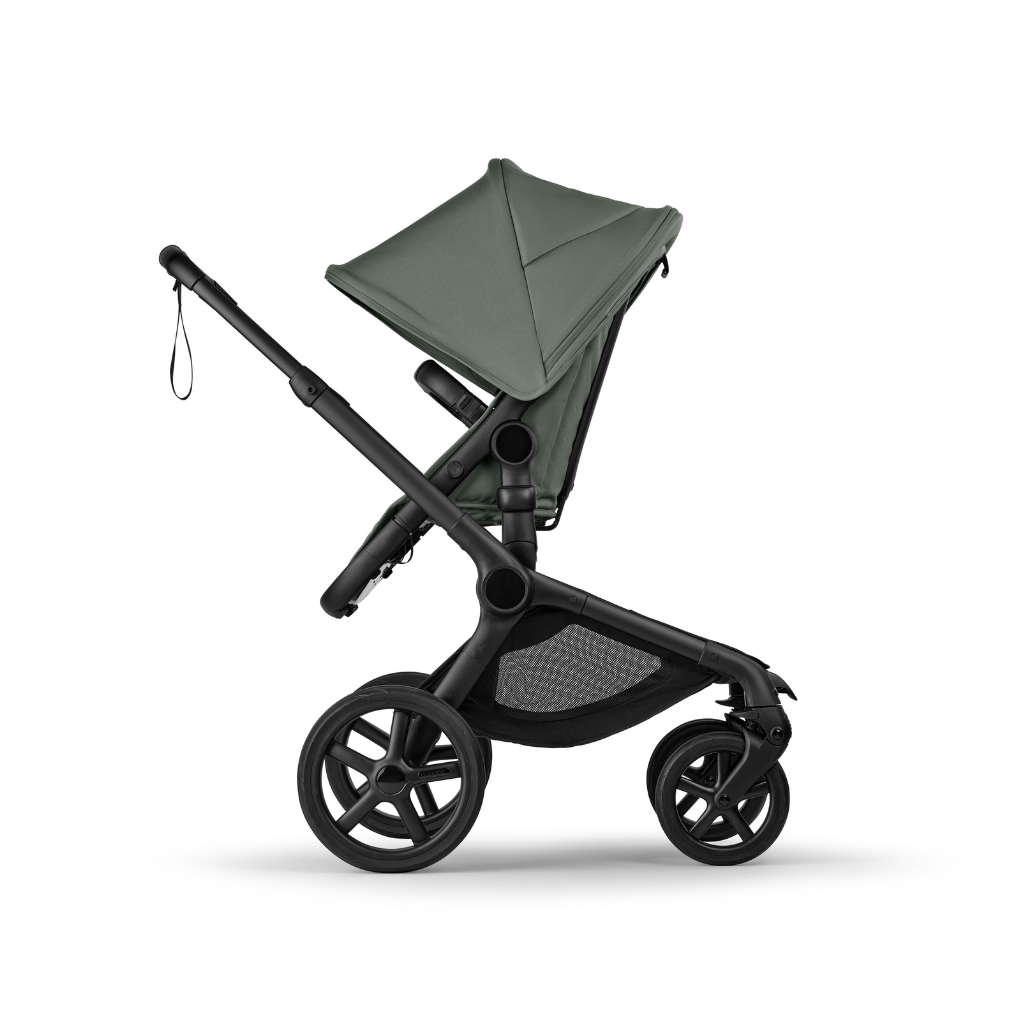 Bugaboo Kinderwagen Fox 5 Renew met draagmand Black / Forest Green