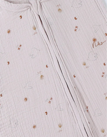 Noukie's Sac de couchage Doves of Happiness TOG 1,0 Pink 100 cm