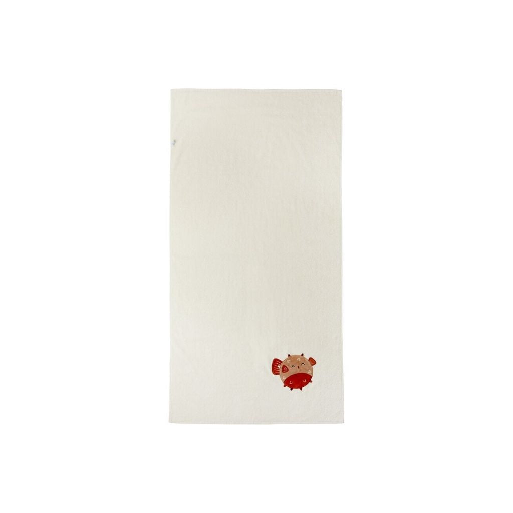 Dreambee Drap de bain Billie poisson-ballon beige