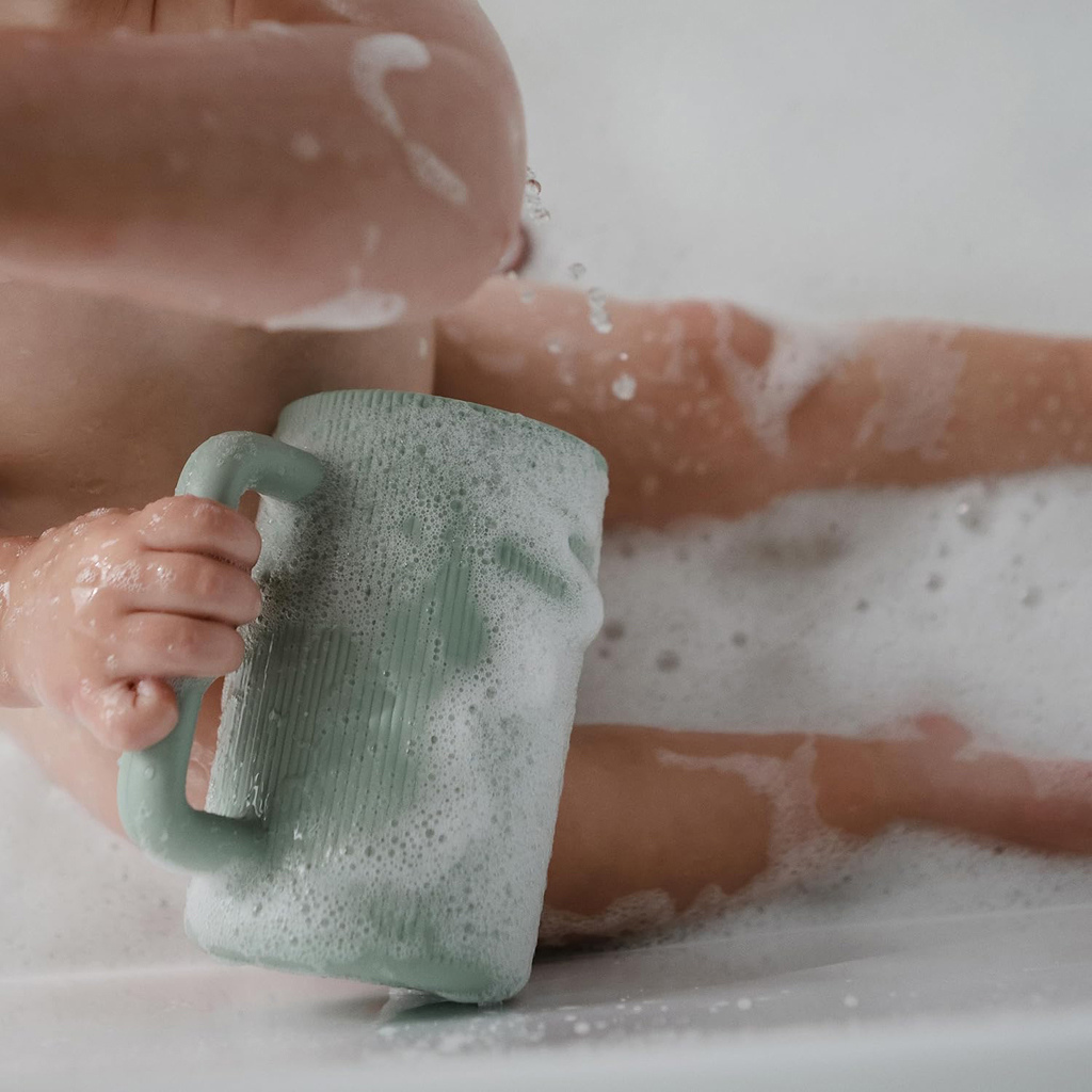 Mushie Shampoobeker Cambridge Blue