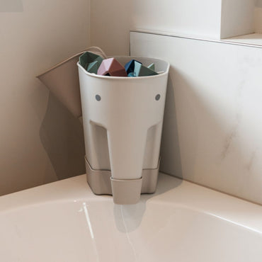 Shnuggle Ellie Bath Toy Caddy - Taupe
