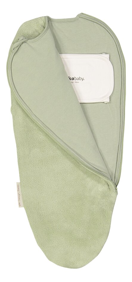 Puckababy Inbakerzak / Winterslaapzak Piep Teddy TOG 2,0 Olive 60 cm