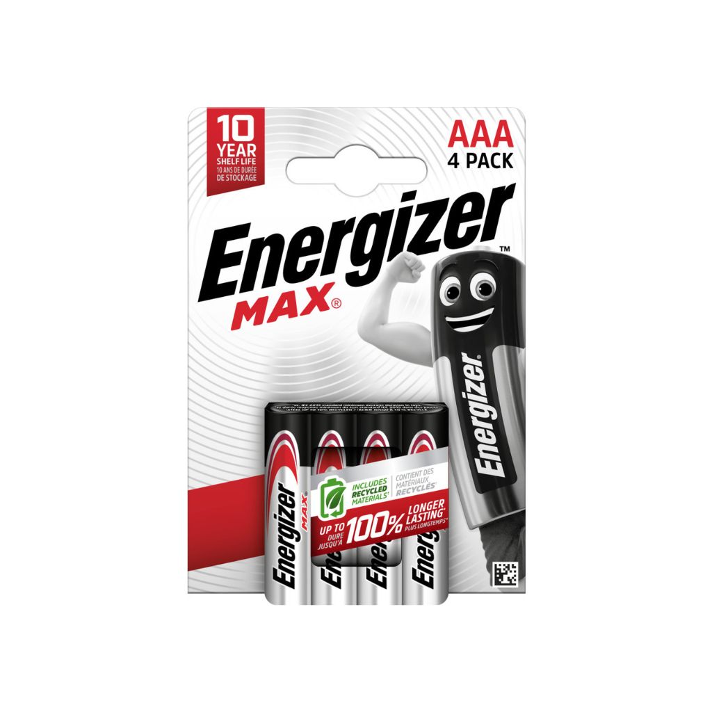 Energizer Piles MAX AAA – 4 pièces