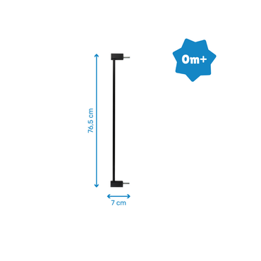 Badabulle Rallonge pour barrière de porte Safe & Pass 7 cm