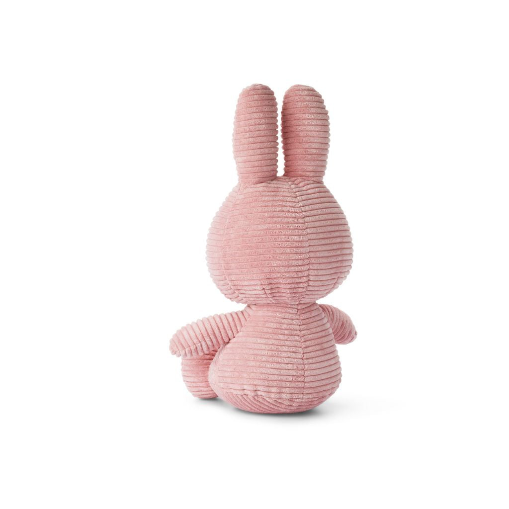 Knuffel Ribfluweel Nijntje Pink 33 cm